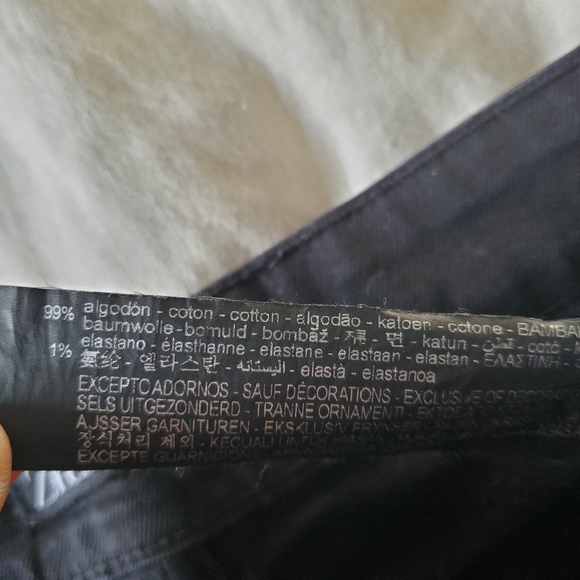 ZARA | High Rise Skinny Distressed Black Denim Jeans (Size 31) - Picture 9 of 9